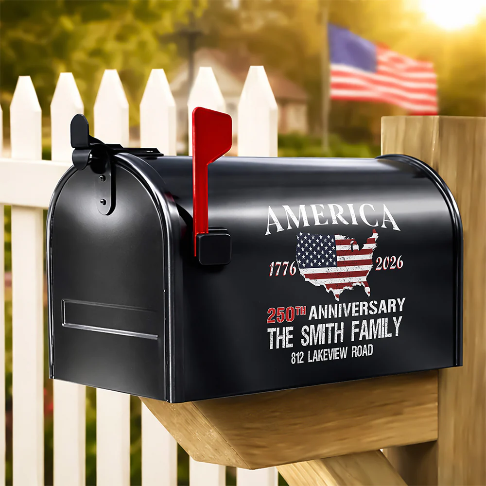 Personalized America 250th Anniversary Mailbox Decal HO82 901032 - Image 4