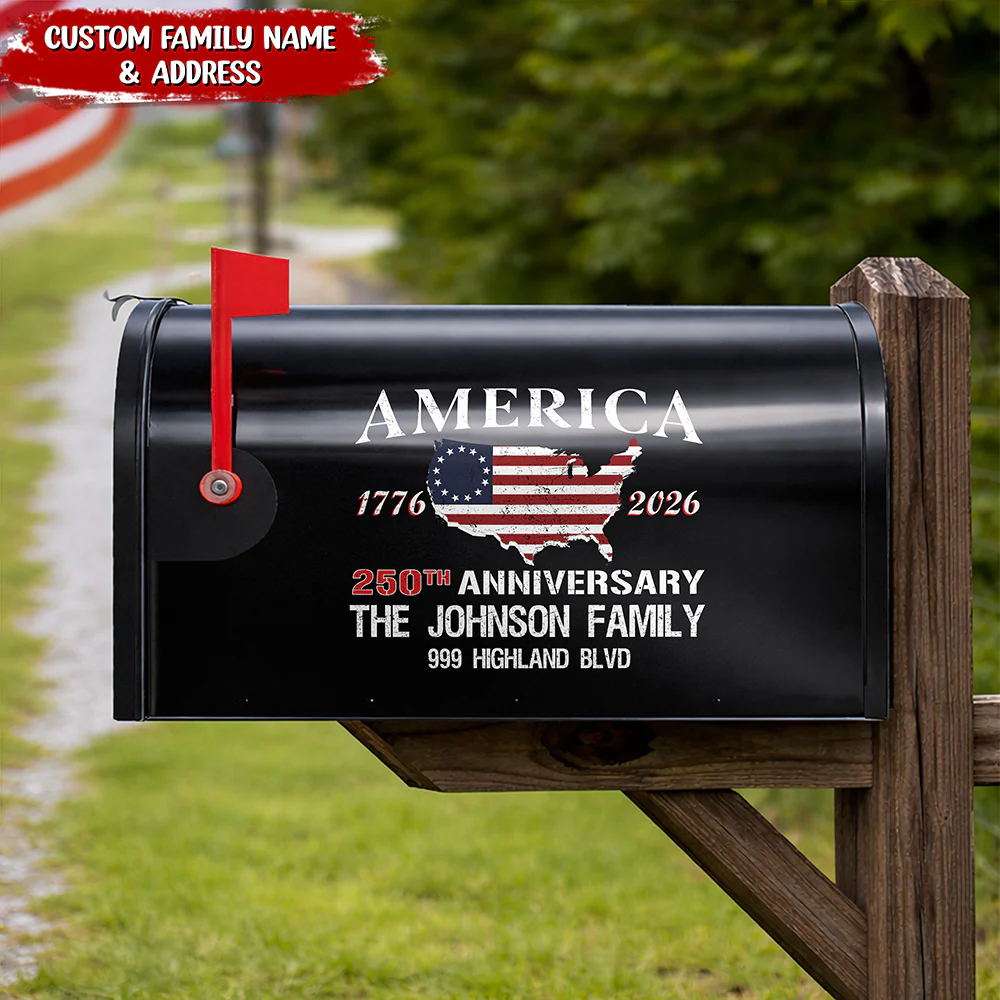 Personalized America 250th Anniversary Mailbox Decal HO82 901032 - Image 6