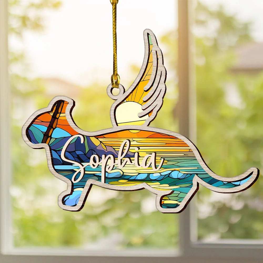 Personalized Cat Breed Memorial Suncatcher Personalized Gift N304 889738 - Image 3
