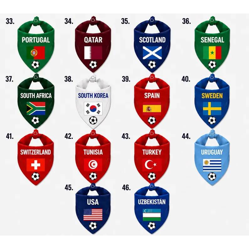 Personalized Dog & Cat Soccer Bandana HO82 902952 - Image 4