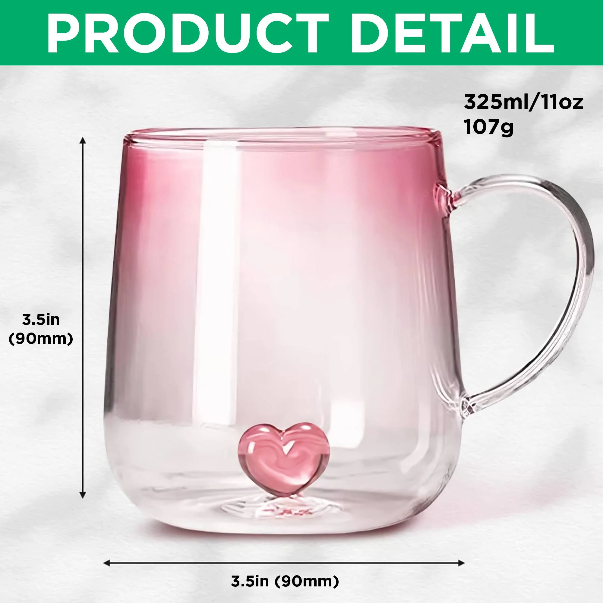 Personalized Dog Mom Pink Gradient Glass Mug - Gift For Dog Mom, Mother's Day HO82 901766 - Image 5