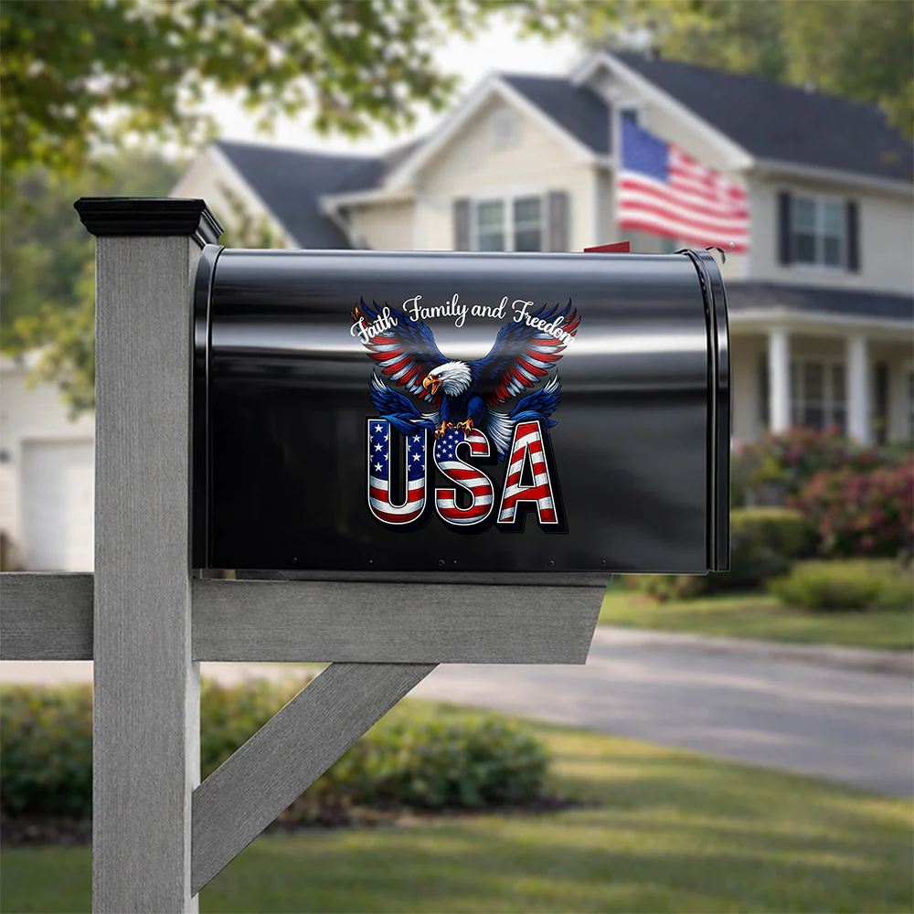 Personalized Faith, Family & Freedom US 250 Years Mailbox Decal HO82 901010 - Image 5