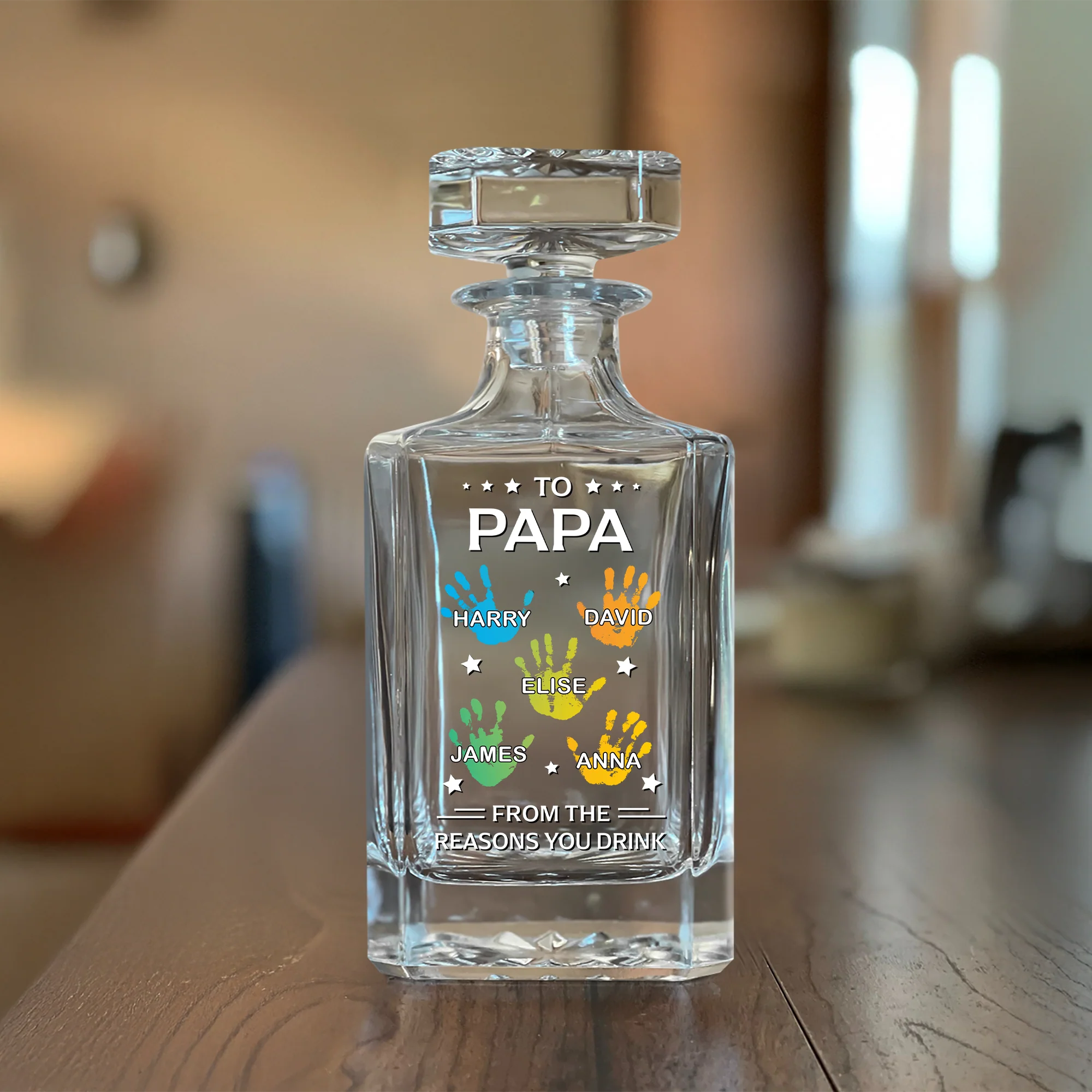 Personalized From The Reasons You Drink Decanter Gift For Dad, Grandpa HO82 894462 - Image 6