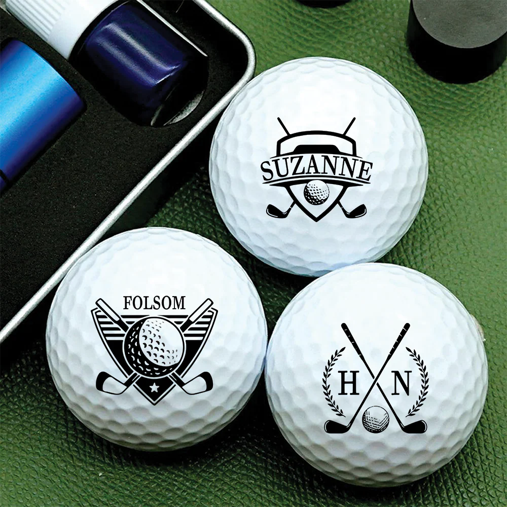 Personalized Golf Ball Stamp with Gift Box – Personalized Golf Ball Markers Gift for Dad, Golf Lover Gifts, Golf Accessories for Men, Father HO82 900604 - Image 2