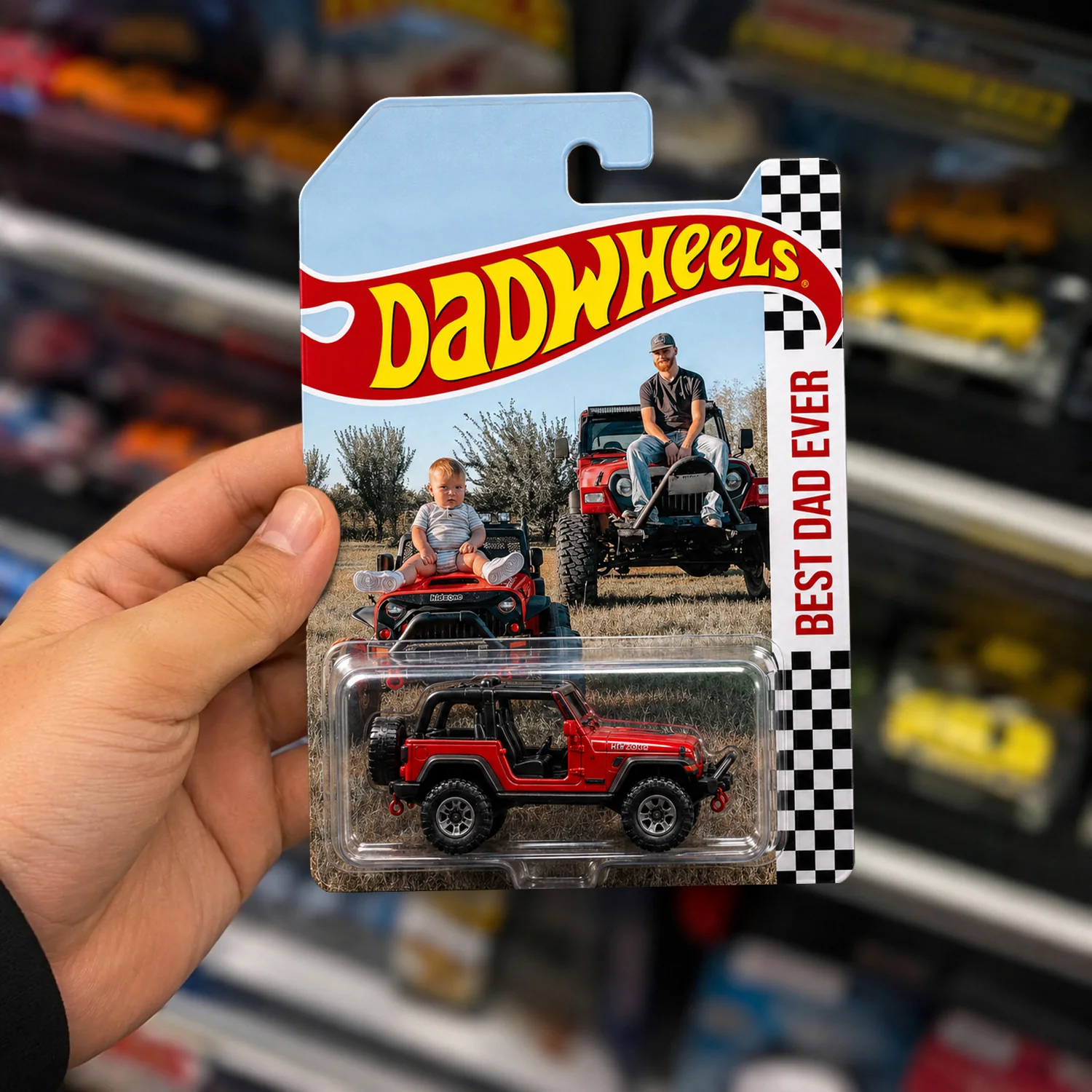Personalized Happy Father's Day Dad Wheels Packaging for Dad, Father's Day Custom Collector Gift HO82 902650 - Image 2