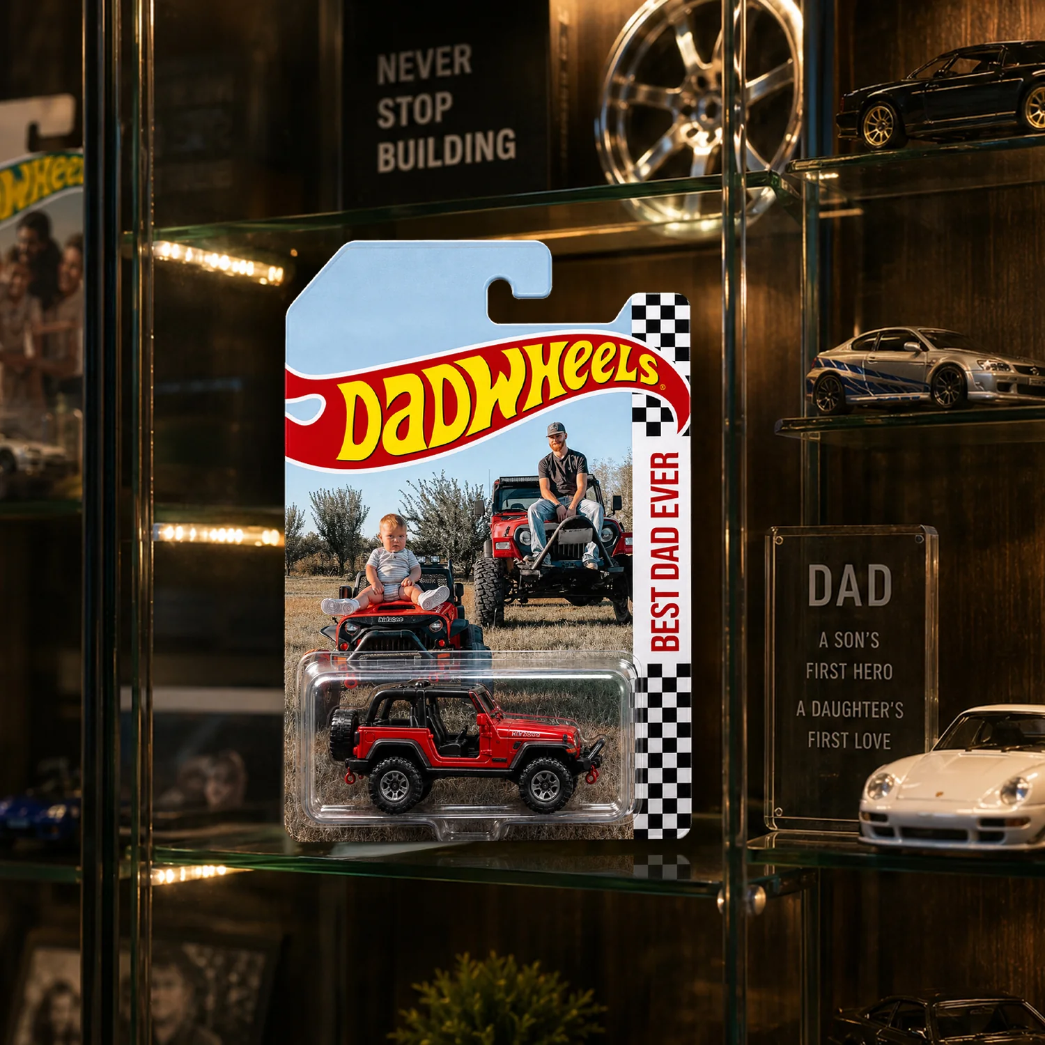 Personalized Happy Father's Day Dad Wheels Packaging for Dad, Father's Day Custom Collector Gift HO82 902650 - Image 3