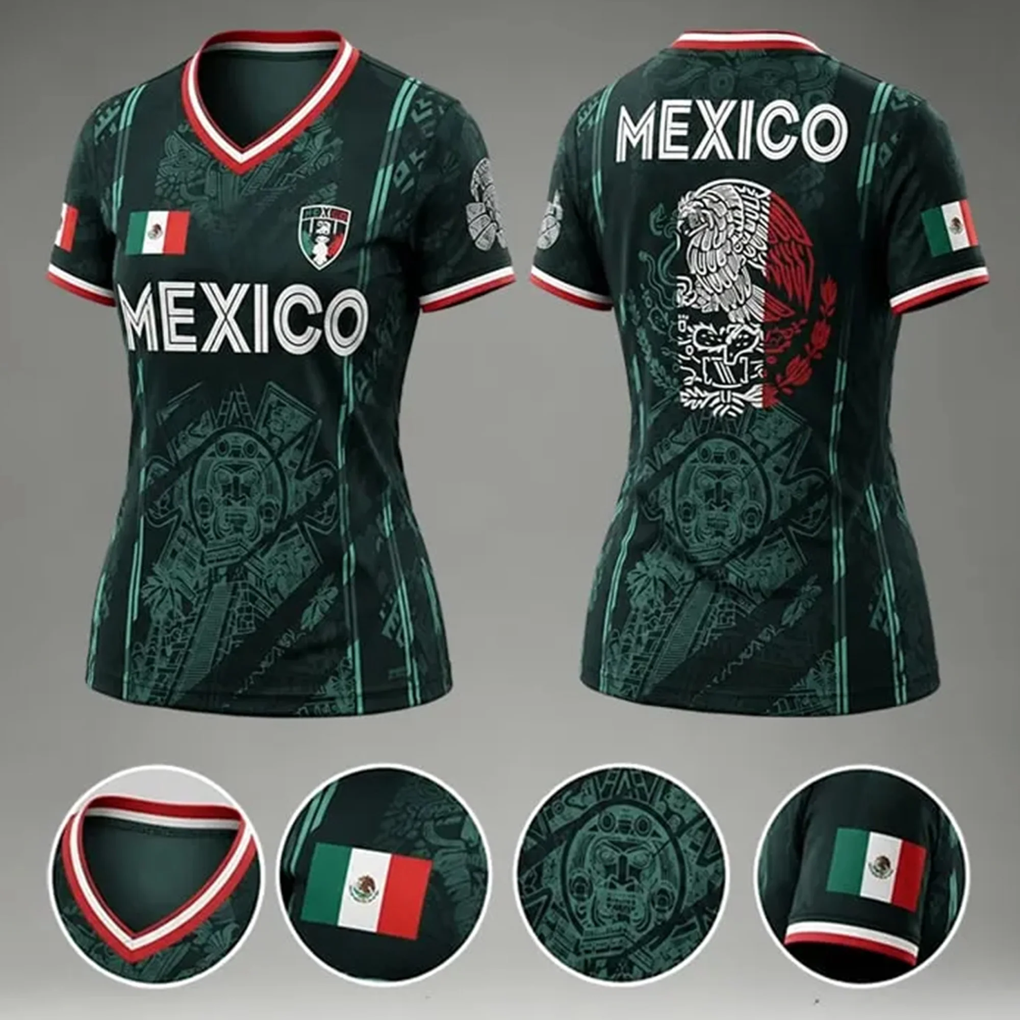 Mexico Soccer Jersey Shirt, Custom Name & Number Football Fan Gift For Sports Lovers HO82 903000 - Image 5