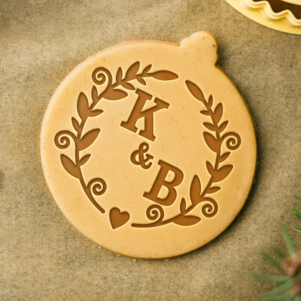 Personalized Name Letters Wedding Cookie Stamp Gift For Couple, Wife, Husband HO82 900584 - Image 2