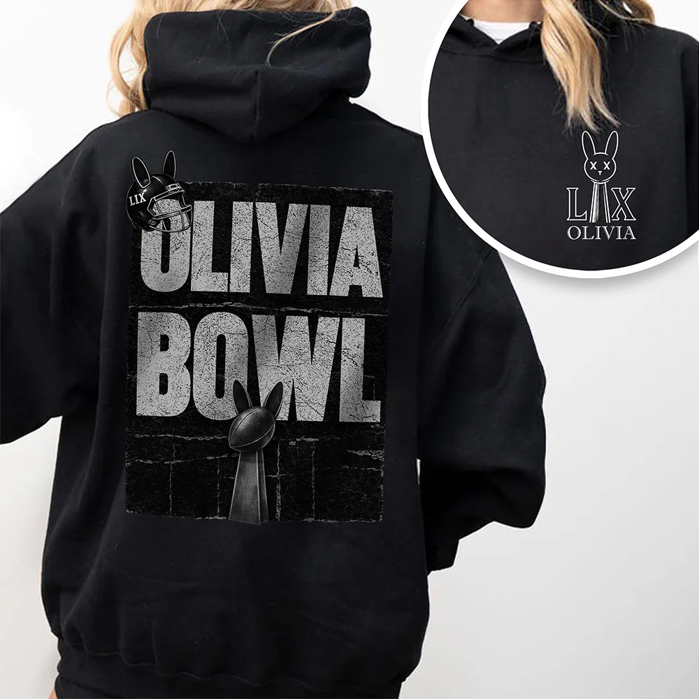 Personalized Name LX Bunny Dark Back & Front Shirt, Gift For Football Lovers HO82 901062 - Image 6