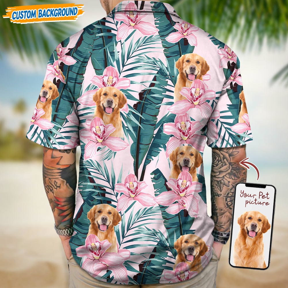 Personalized Upload Dog Cat Photo For Vacation Hawaiian Shirt T368 889434 - Image 3