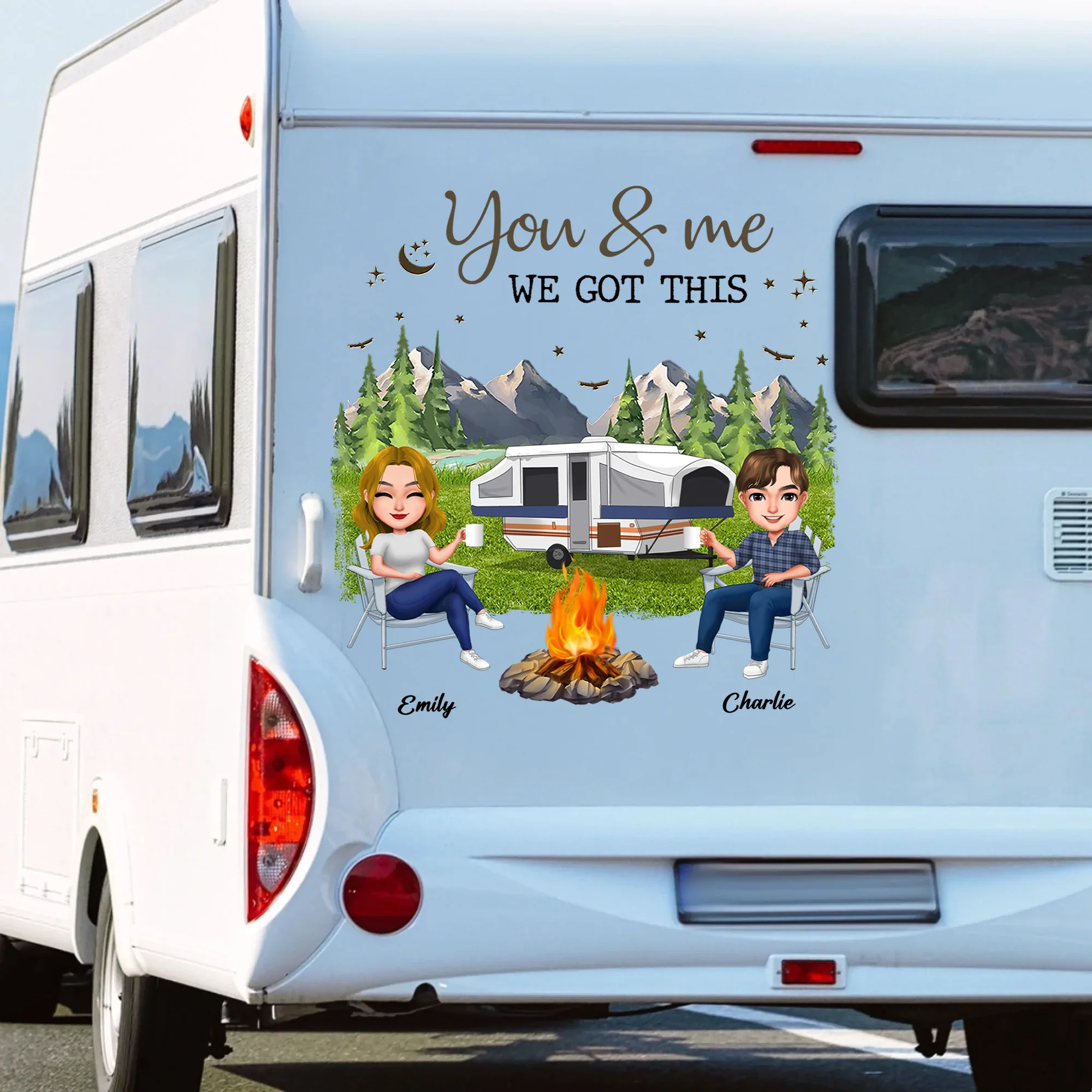 Personalized You & Me We Got This Camping Decal - Gift For Campers HO82 902936 - Image 4