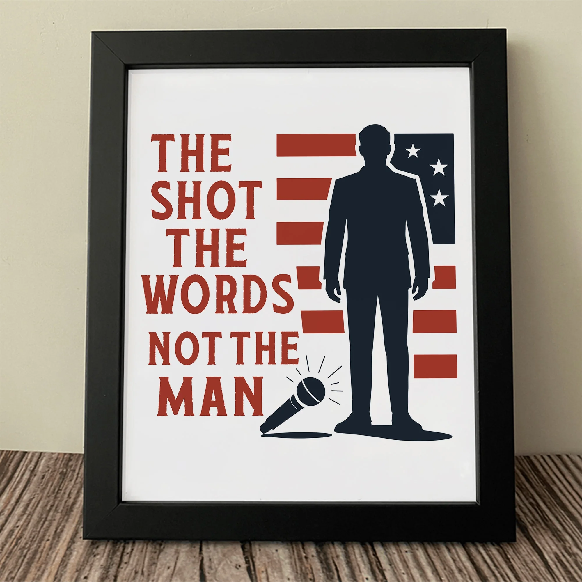 Pray For Charlie Kirk Liberty And Human Rights Picture Frame HO82 65754 - Image 3