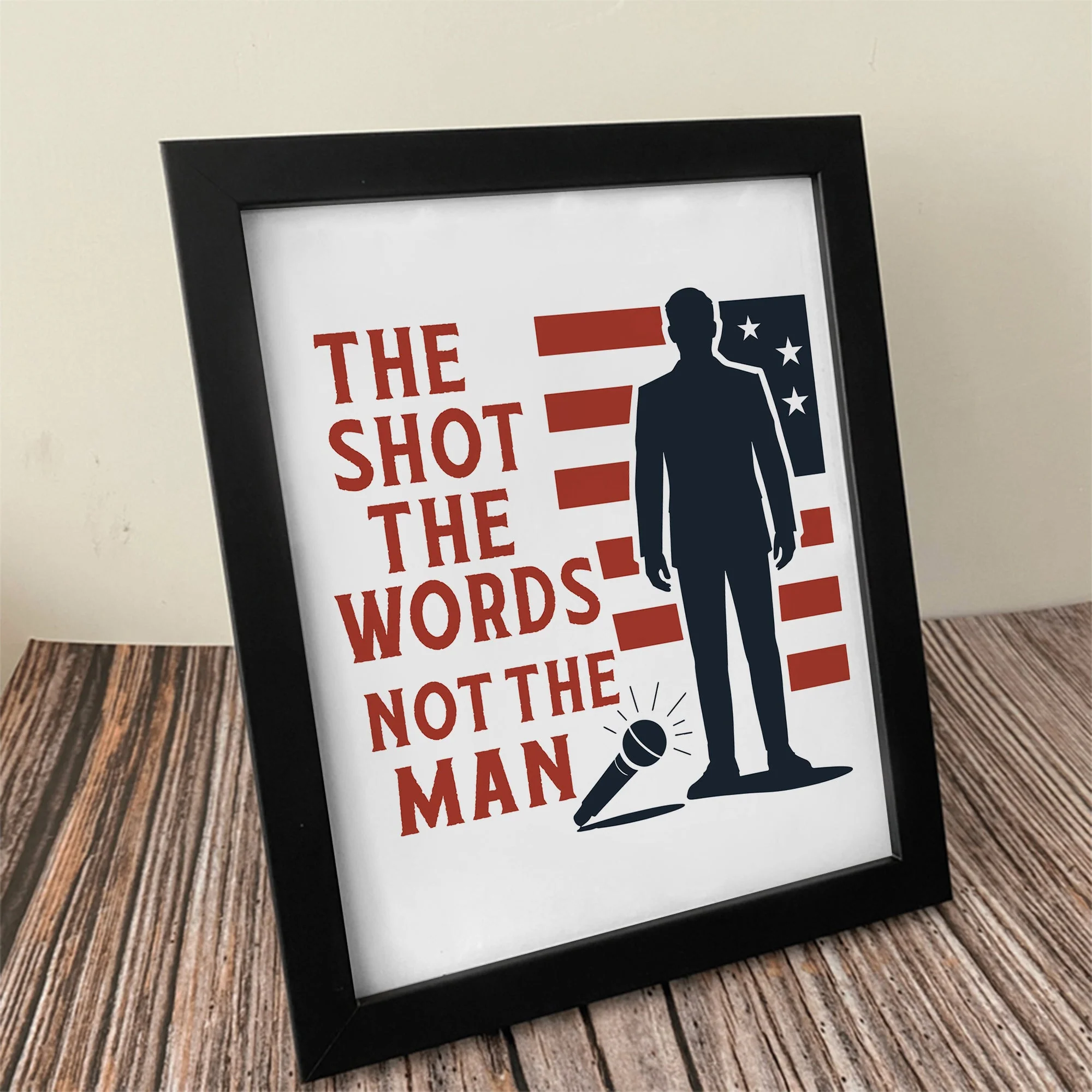 Pray For Charlie Kirk Liberty And Human Rights Picture Frame HO82 65754 - Image 4