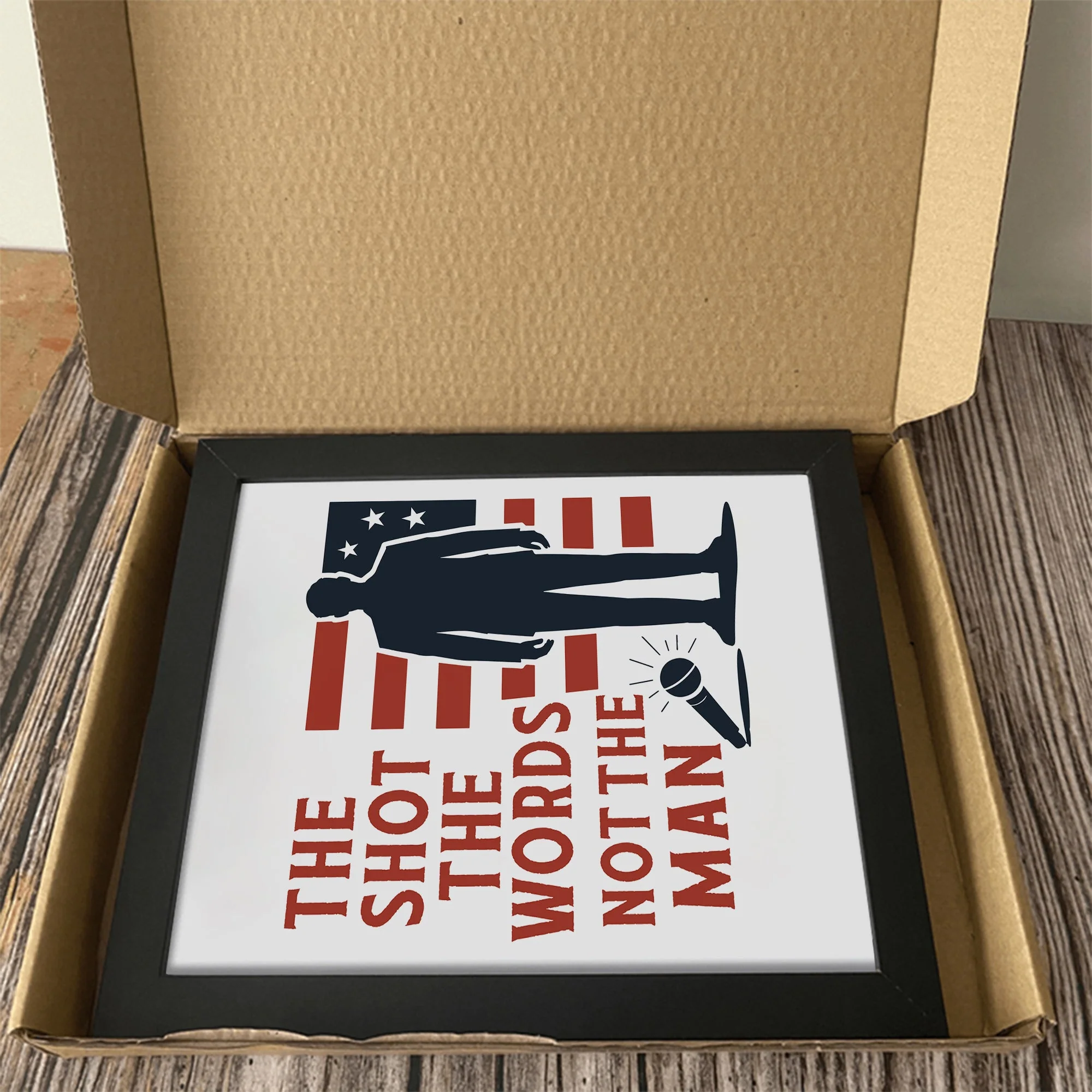 Pray For Charlie Kirk Liberty And Human Rights Picture Frame HO82 65754 - Image 5