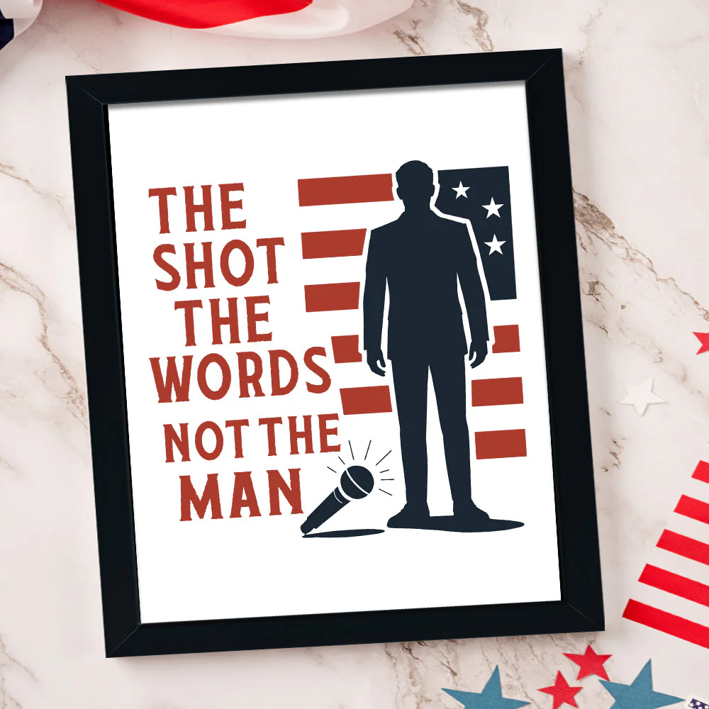 Pray For Charlie Kirk Liberty And Human Rights Picture Frame HO82 65754 - Image 9