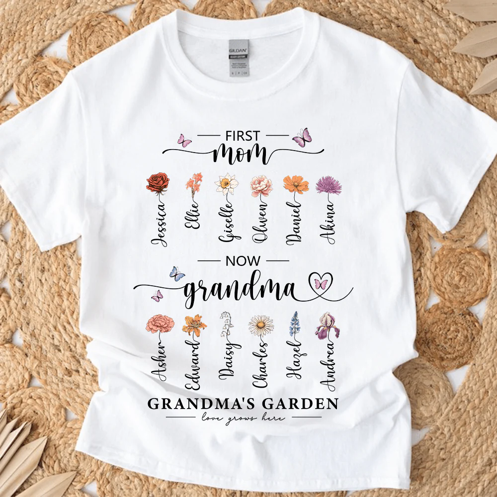 Grandma's Garden Mother's Day Shirt Personalized Gift T286 890310 - Image 3