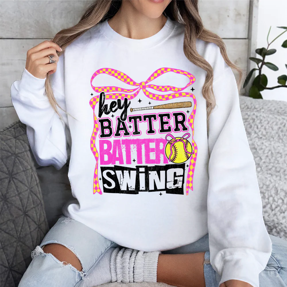 Retro Softball Batter Batter Swing Softball Family Bright Shirt HO82 893650 - Image 6