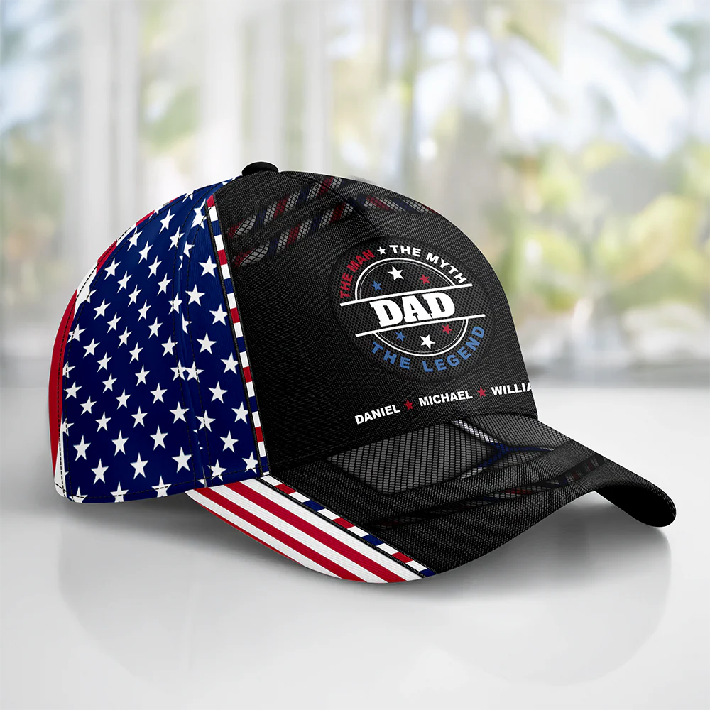 The Man The Myth The Legend Classic Cap Personalized Gift For Dad, Father's Day HO82 894122 - Image 3