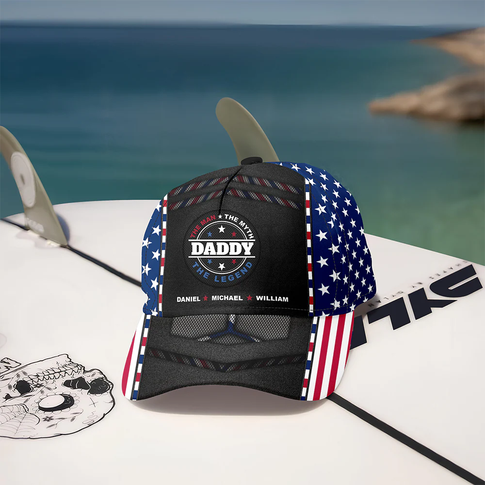 The Man The Myth The Legend Classic Cap Personalized Gift For Dad, Father's Day HO82 894122 - Image 5