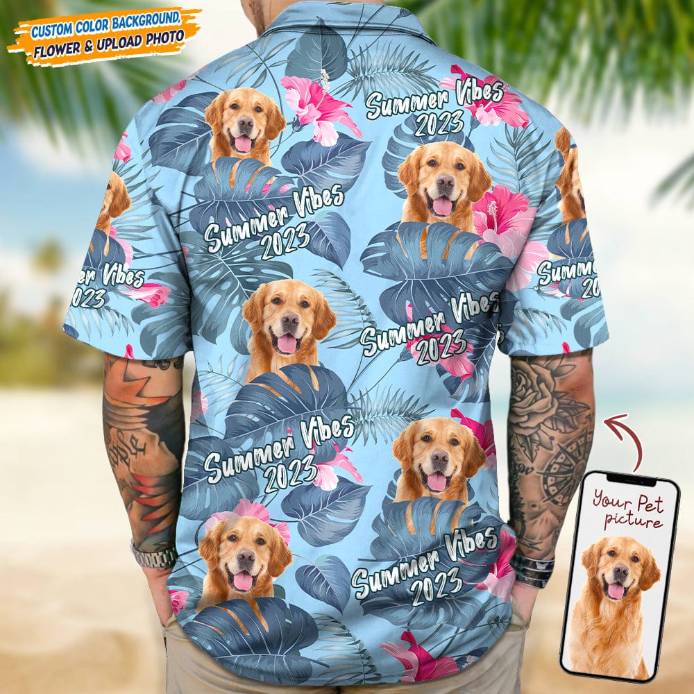 Upload Dog Photo Summer Viber Hawaii Shirt N304 889324 - Image 3