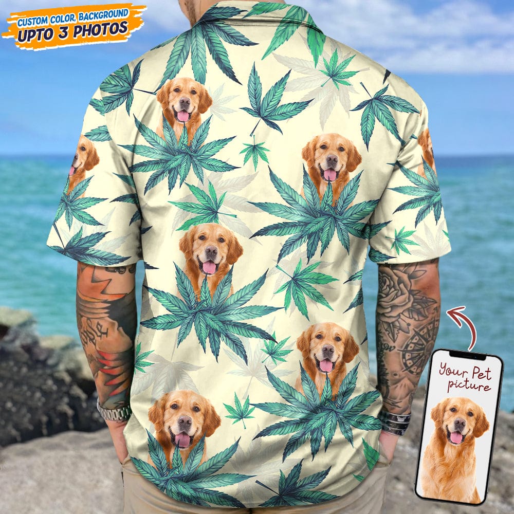 Upload Photo I Like Dogs And Weed Hawaii Shirt N304 889282 - Image 2