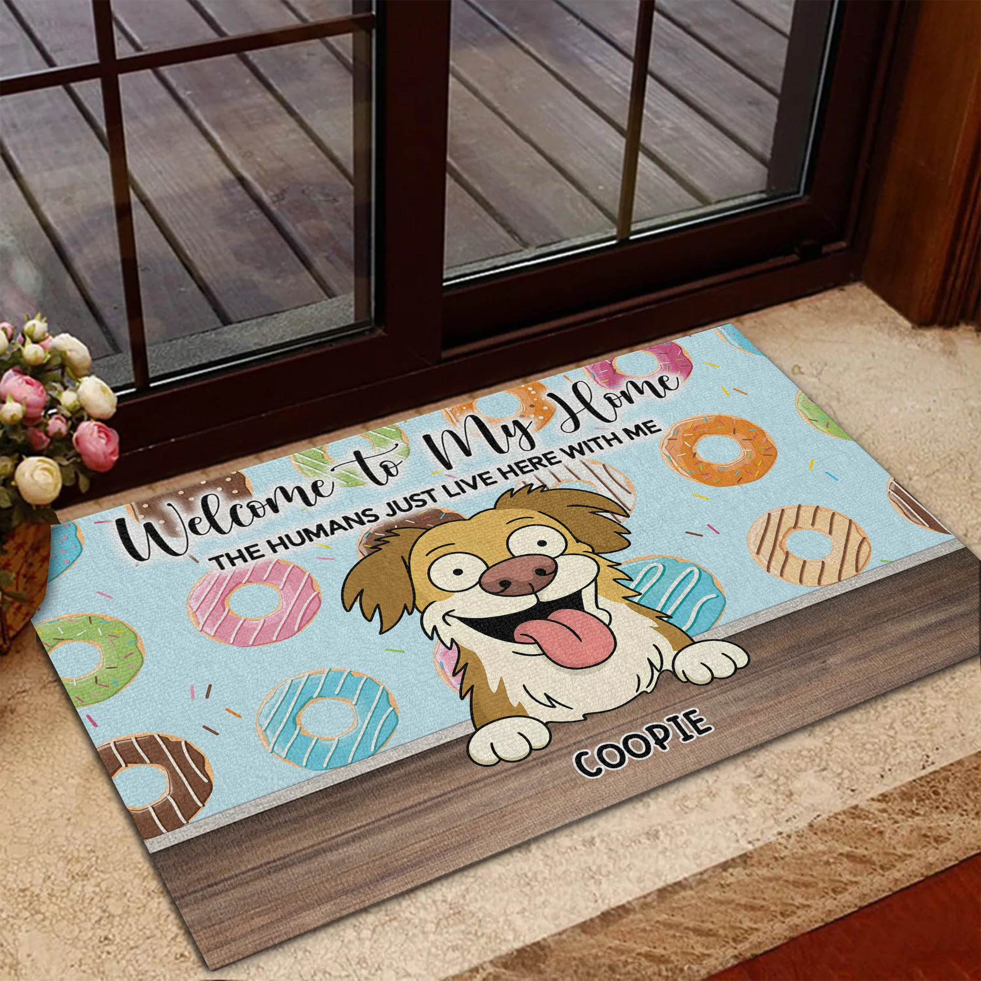 Welcome To Our Home Doormats Personalized Gift For Dog Lovers HO82 893686 - Image 3