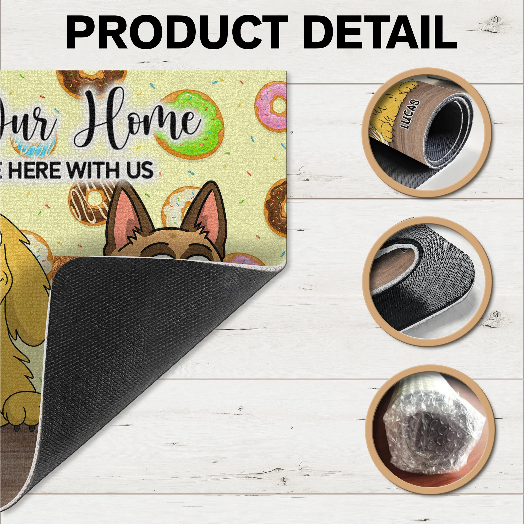 Welcome To Our Home Doormats Personalized Gift For Dog Lovers HO82 893686 - Image 6