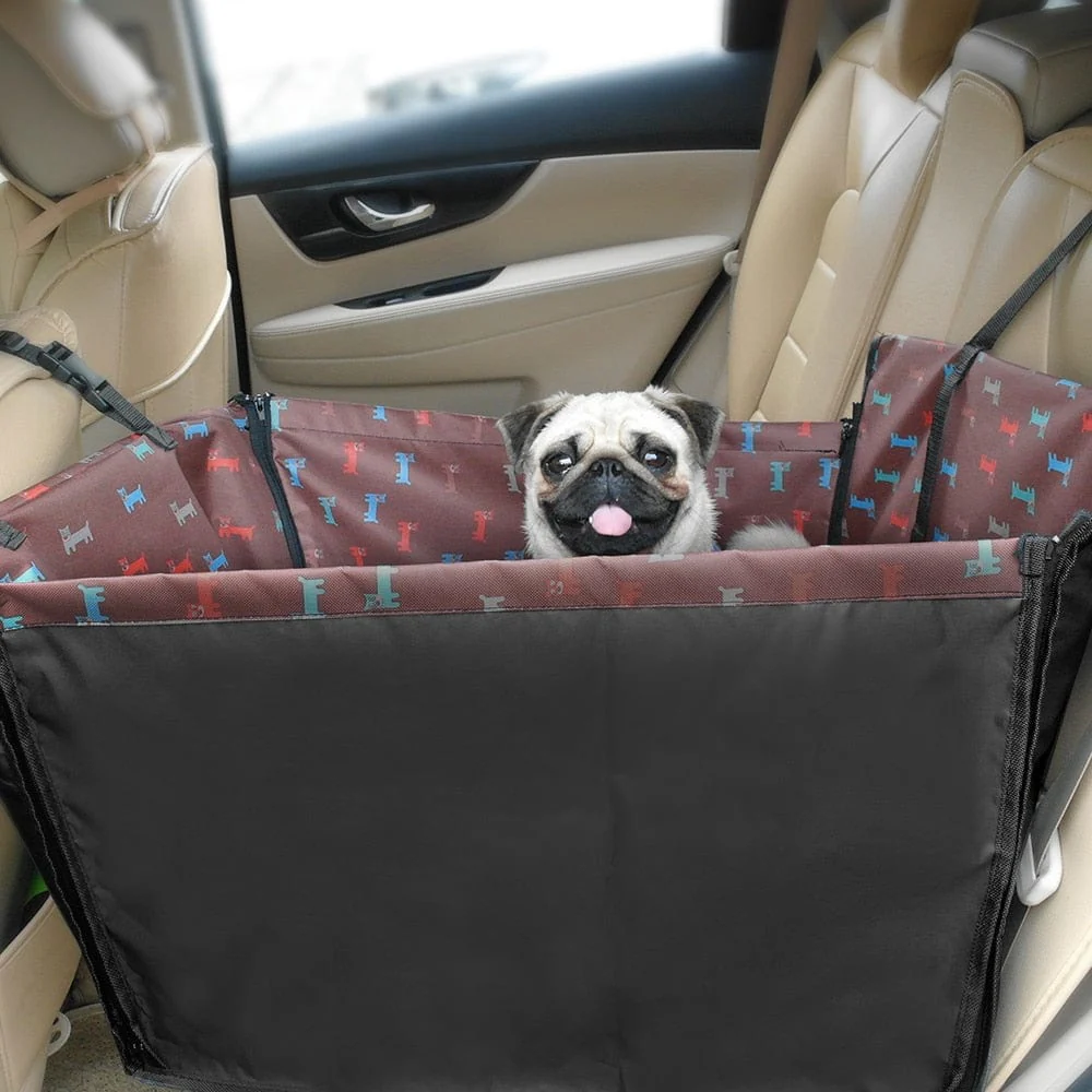 Oxford Pet Dog Carrier Waterproof Pet Car Seat Pad Mat For Dogs Cats Foldable Dog Seat Bag Basket Pet Travel Accessories Hammock - Image 5