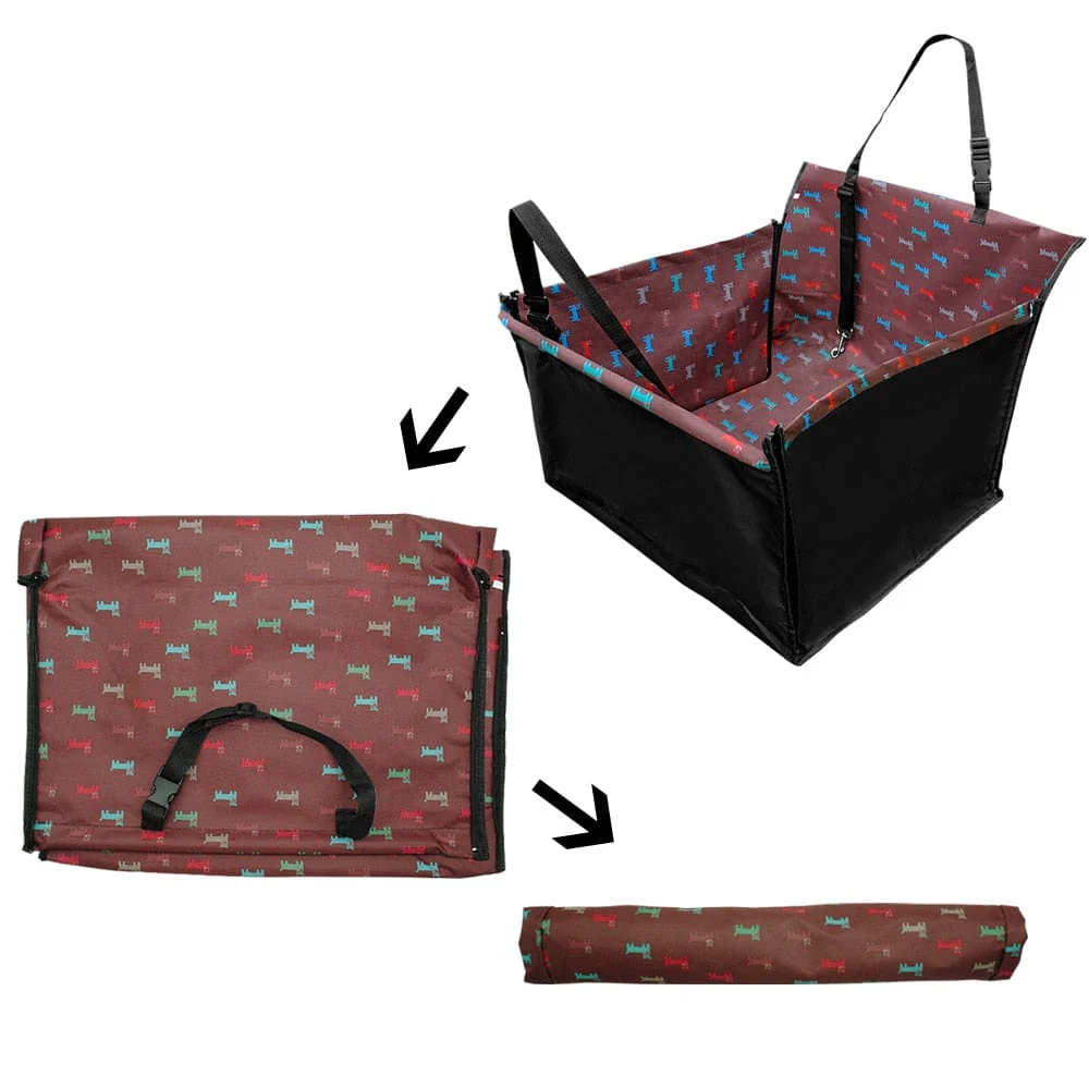 Oxford Pet Dog Carrier Waterproof Pet Car Seat Pad Mat For Dogs Cats Foldable Dog Seat Bag Basket Pet Travel Accessories Hammock - Image 7