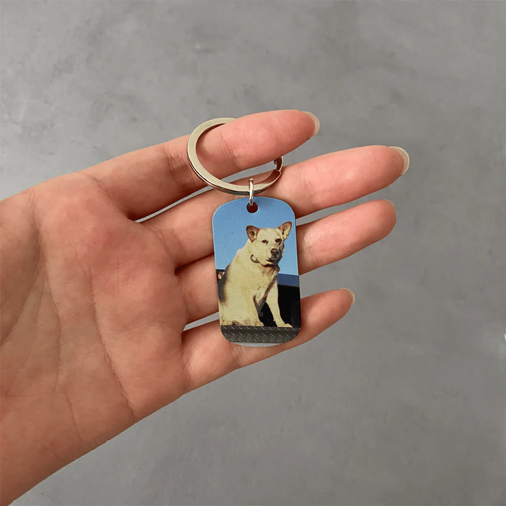 You Left Paw Prints On My Heart Dog Keychain 891064 - Image 6