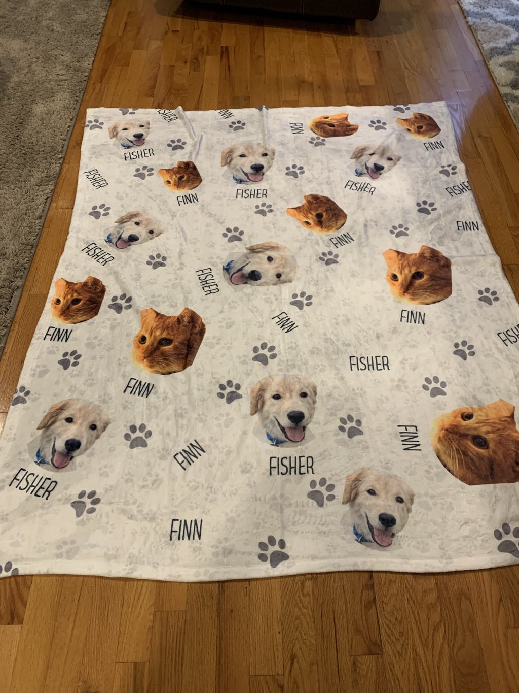 Personalized Blanket Dog Lover Upload Photos And Custom Names N369 54298 888545 - Image 5