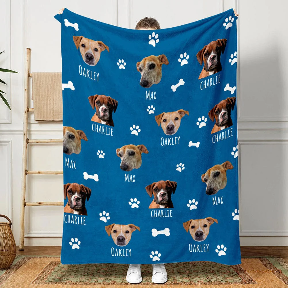 Personalized Blanket For Dog Cat Lover Custom Photos And Name N369 54298 889853