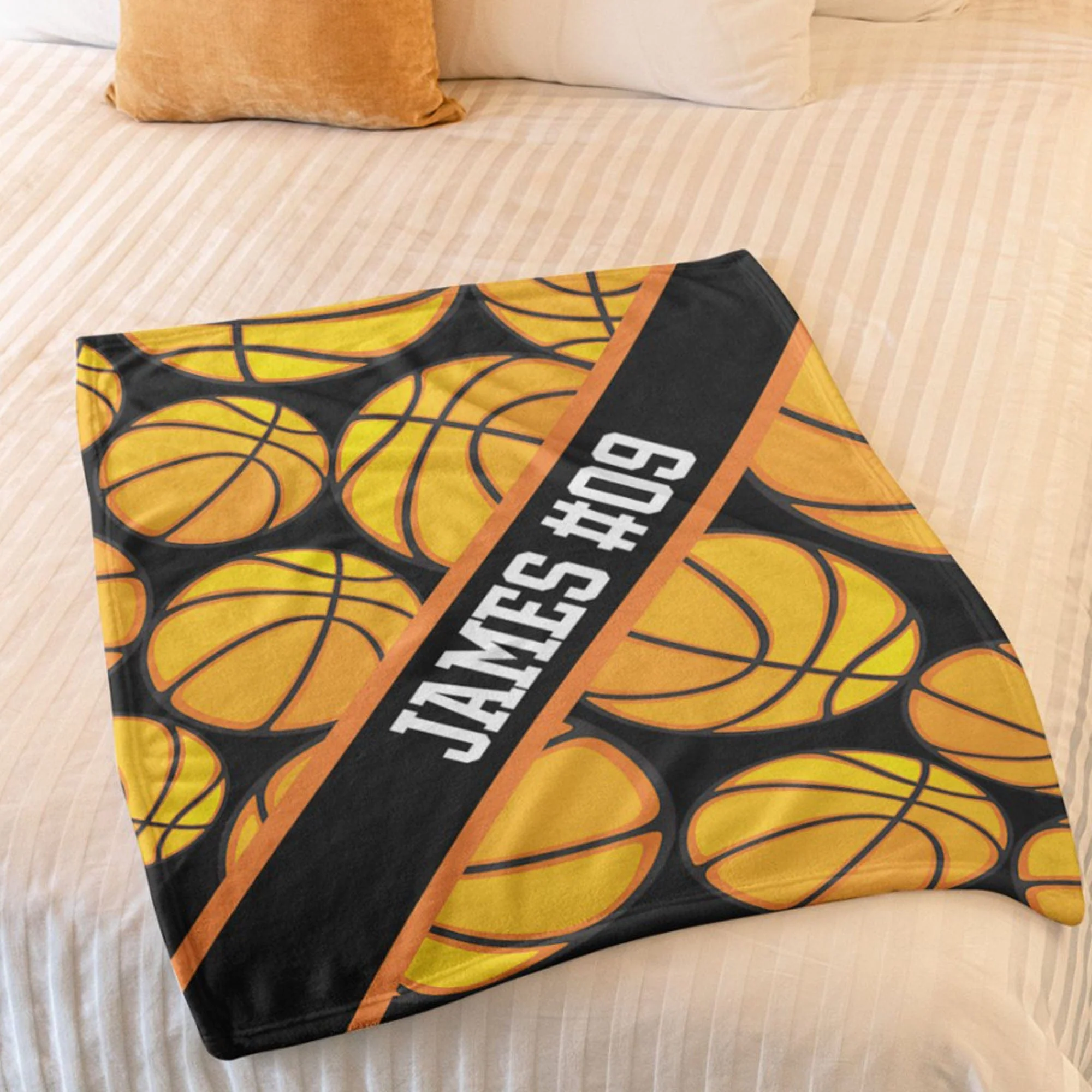 Personalized Custom Basketball Blanket H533 - Image 6