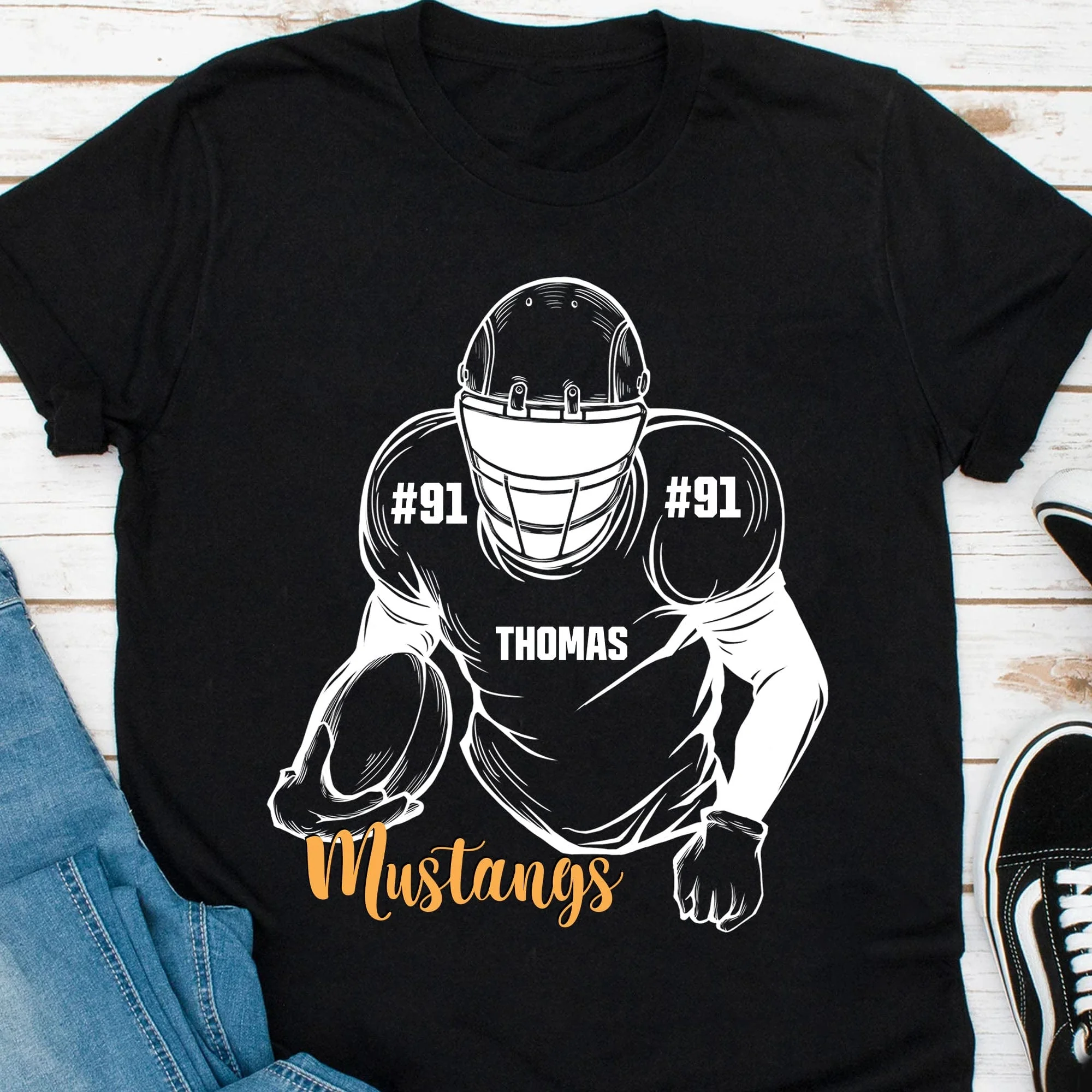 Personalized Custom Football Shirts C490V2