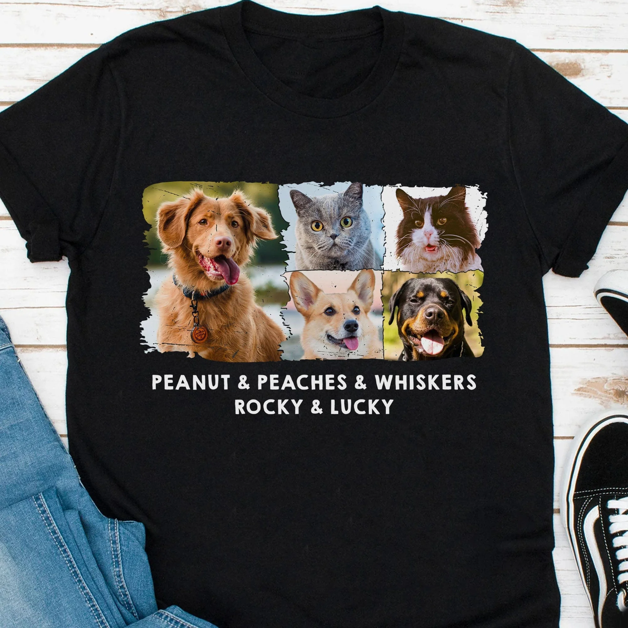 Personalized Custom Photo Dog Cat Pet Shirt C606 890765 - Image 3