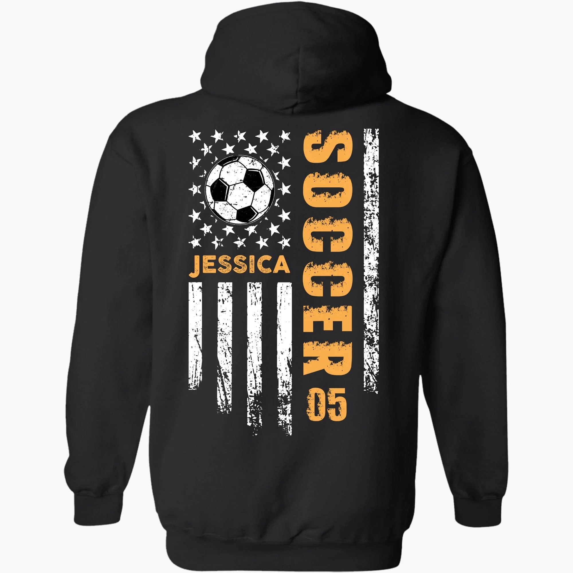 Personalized Custom Soccer Backside Shirts C524 - Image 3