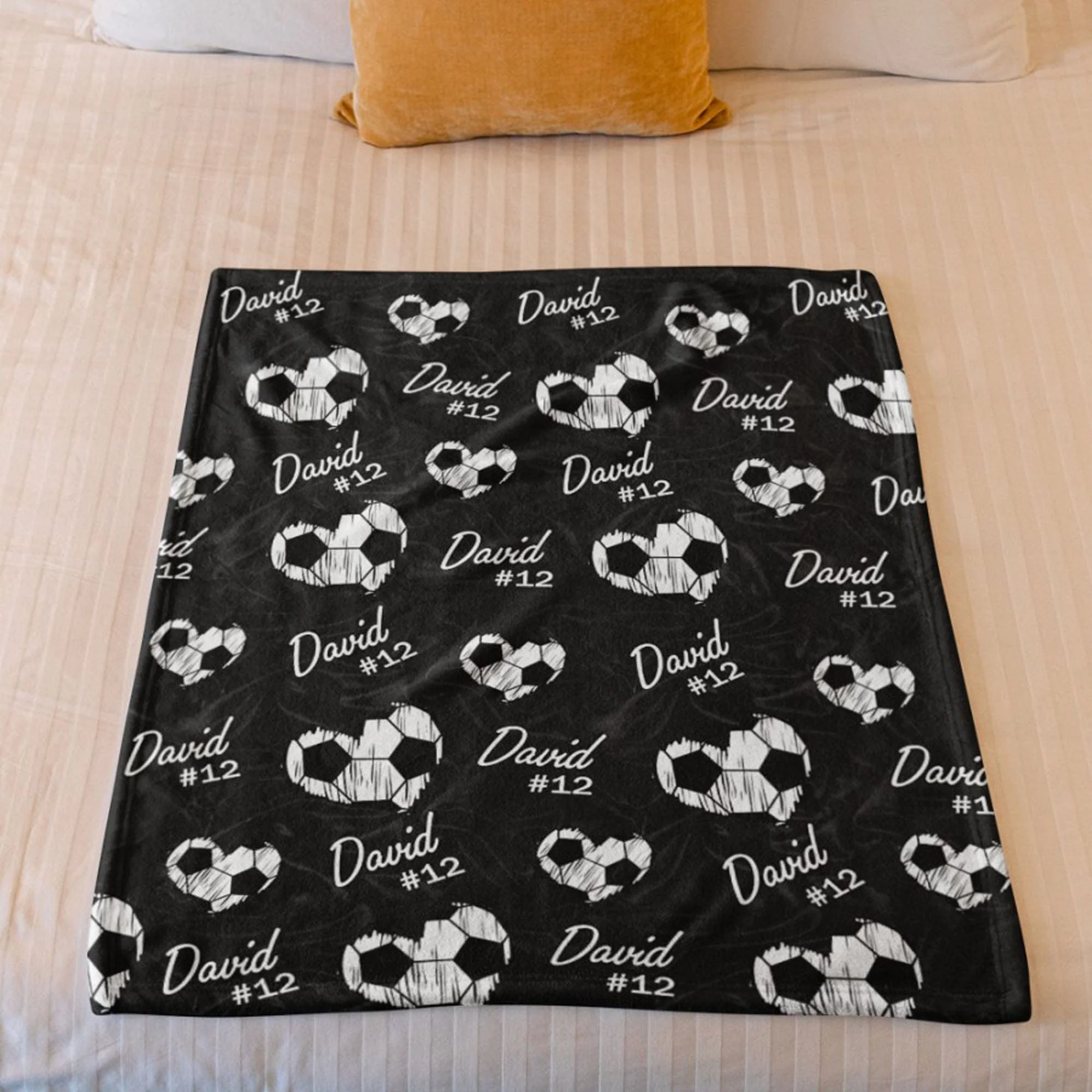 Personalized Custom Soccer Blanket H532 - Image 5