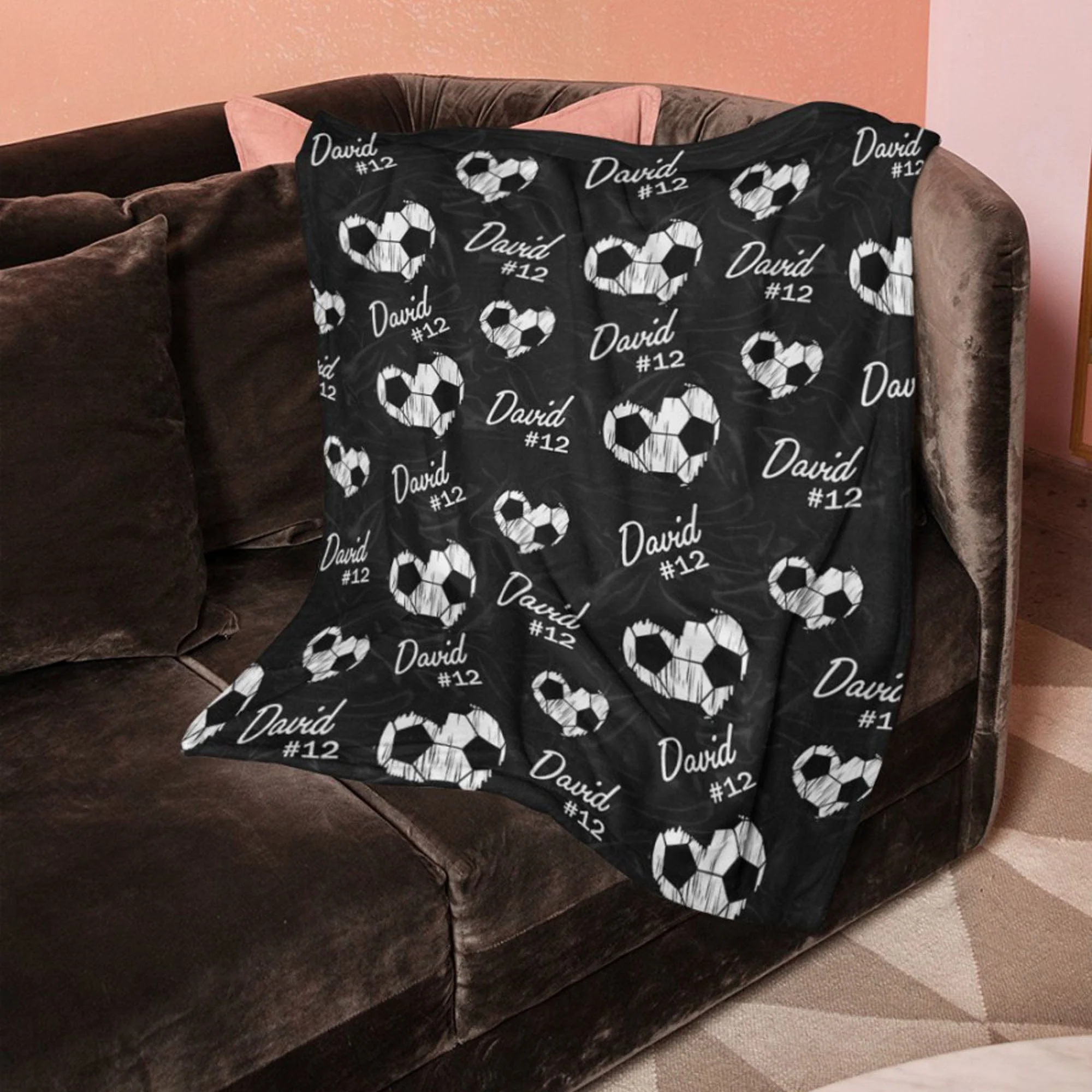 Personalized Custom Soccer Blanket H532 - Image 6