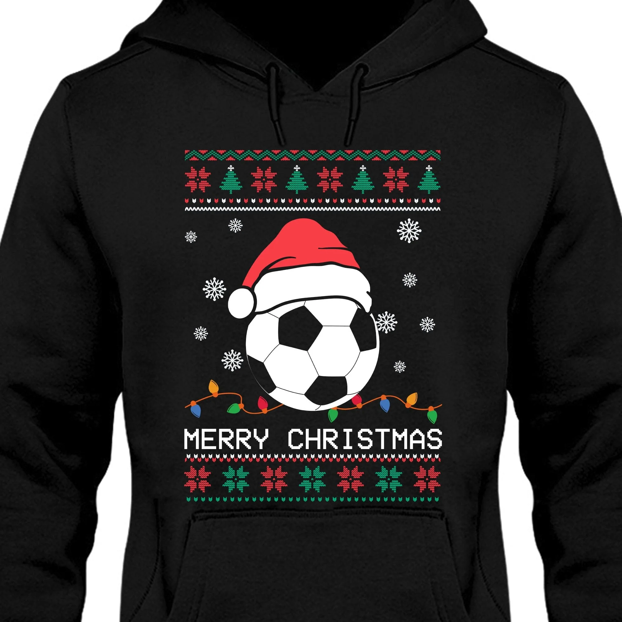 Personalized Custom Ugly Christmas Soccer Sweatshirt C565 - Image 3