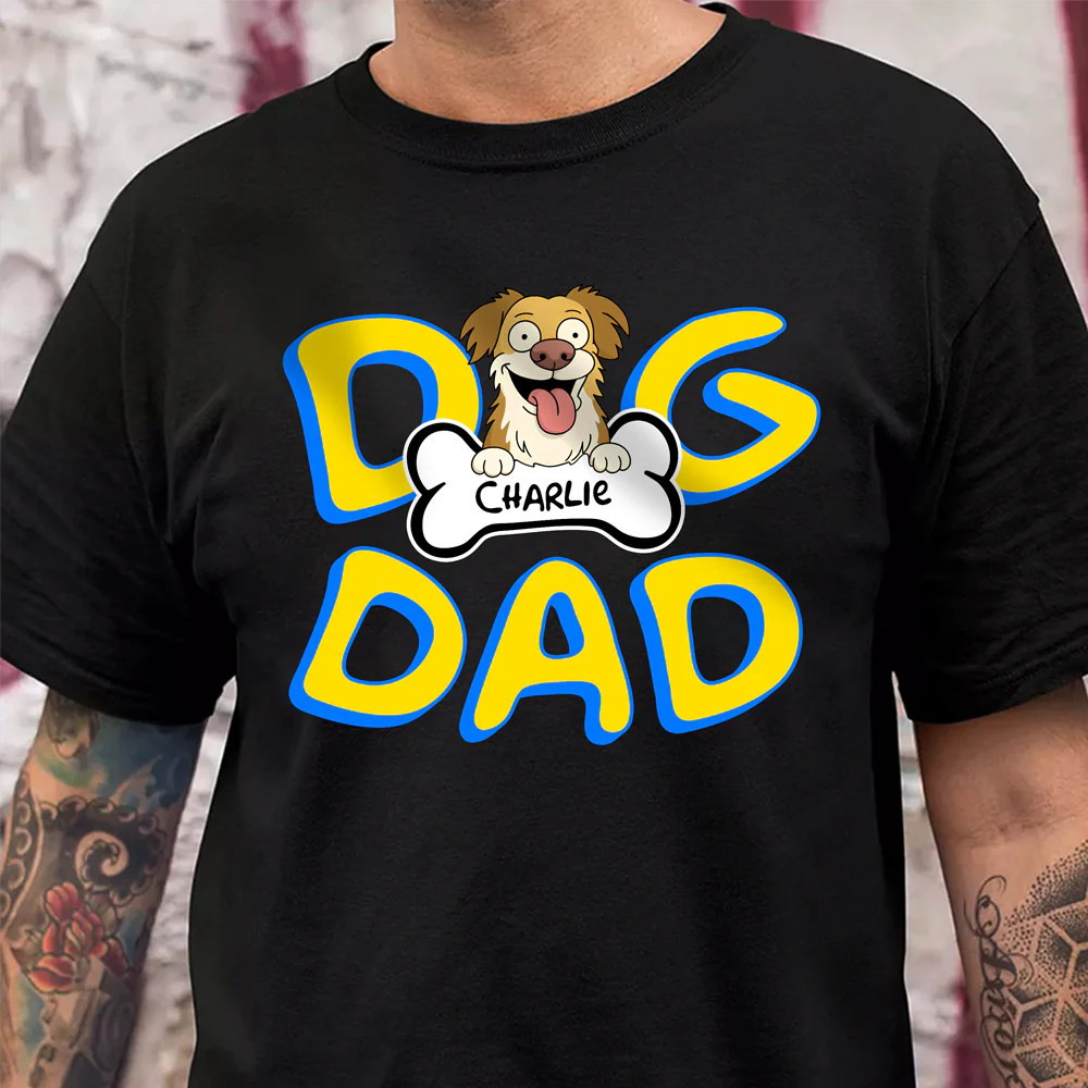 Personalized Dog Mom Dog Dad Dark Shirt Dog Lovers Gifts CH07 895640