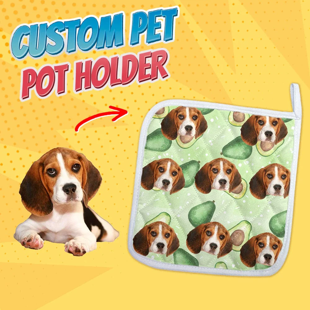 Personalized Dog Photo With Accessory Pattern Oven Mitt DA199 889068 - Image 6