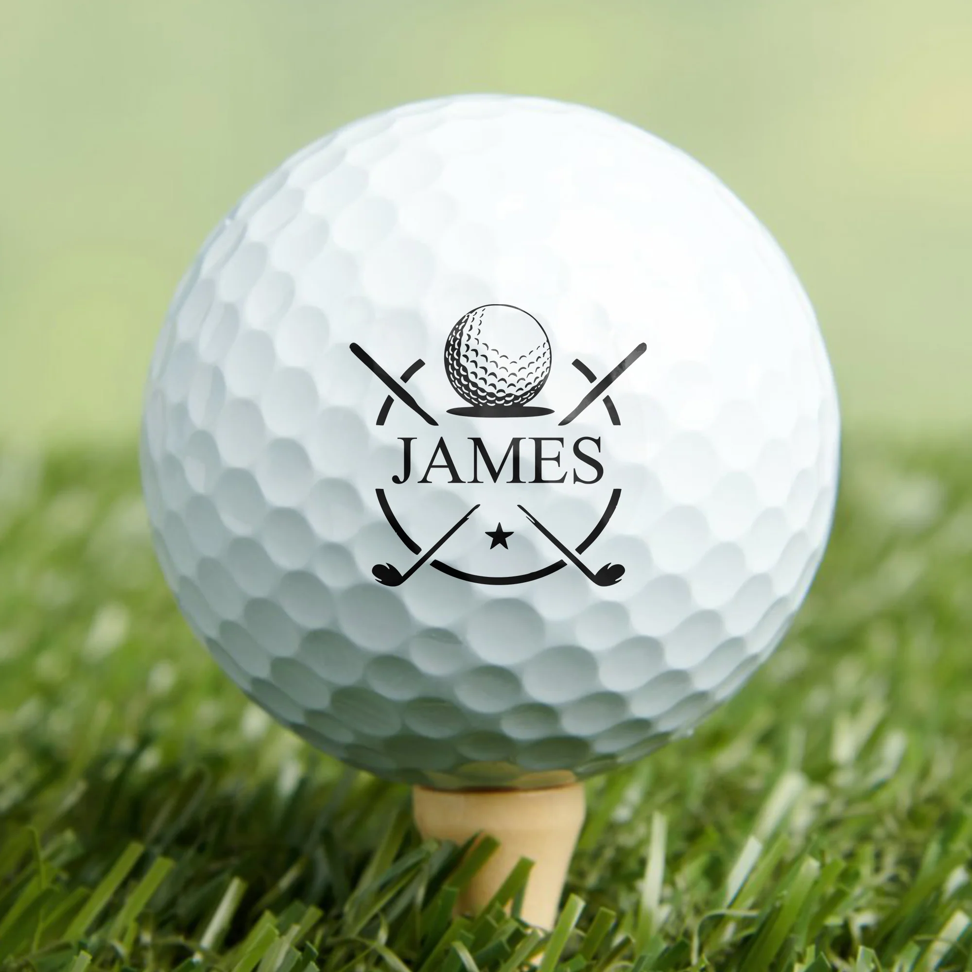 Personalized Golf Ball Stamp Box, Personalized Golf Stamps, Gift for Golfer, Golf Ball Marker HO82 900600 - Image 3