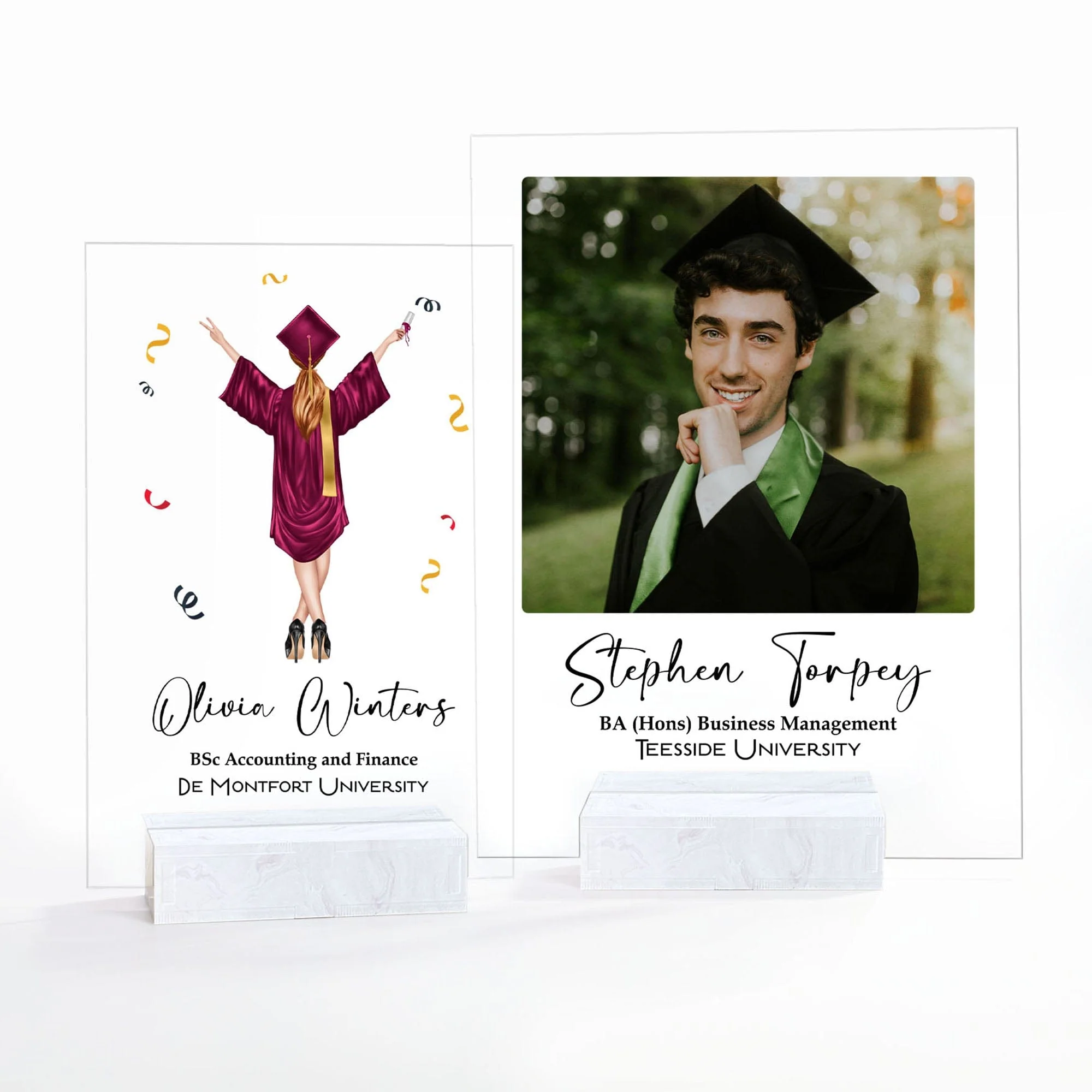 Personalized Photo Acrylic Plaque Gift For Graduation Senior C601V2 - Image 3