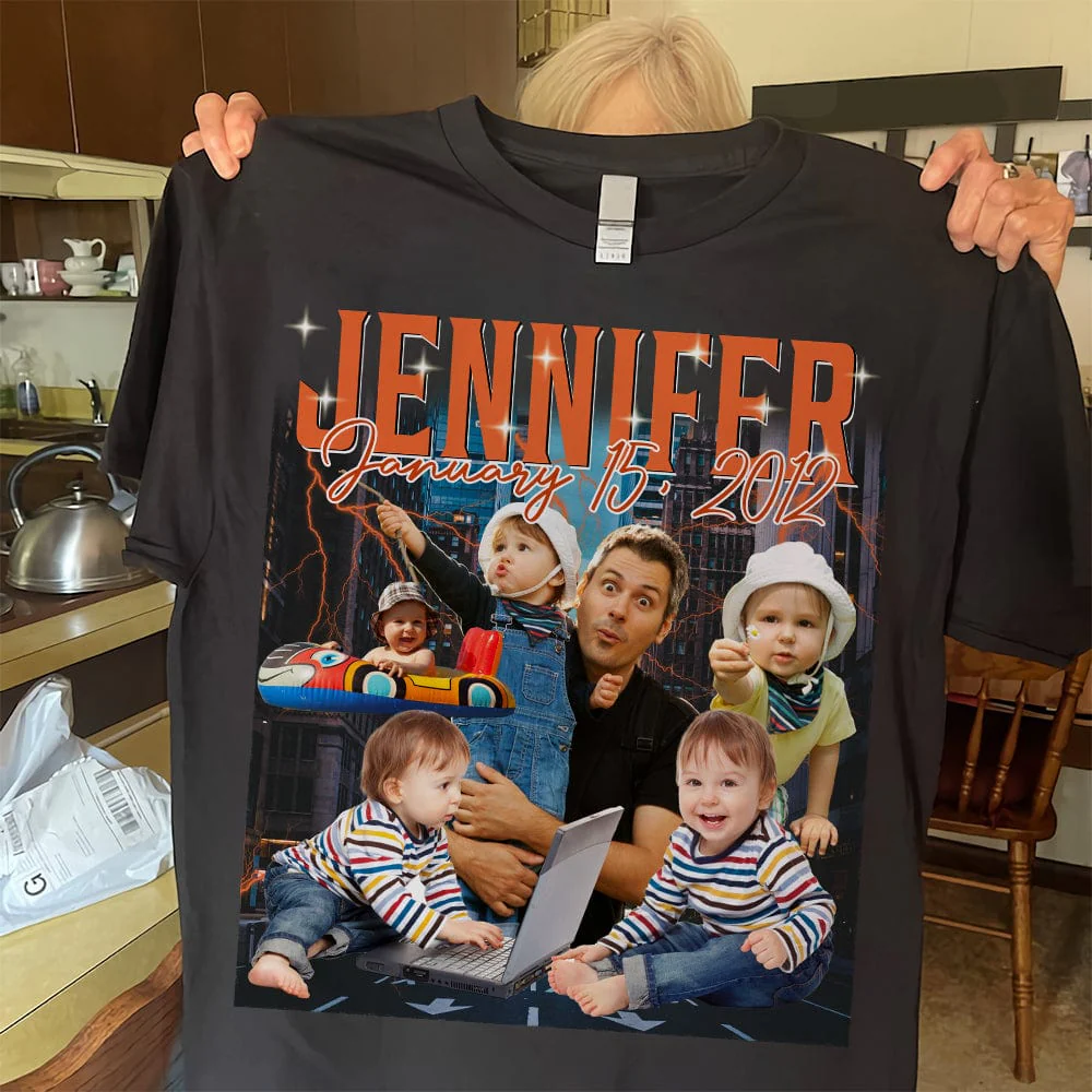 Personalized Shirt Portrait Photo With Retro Style HO82 N369 889685 - Image 9