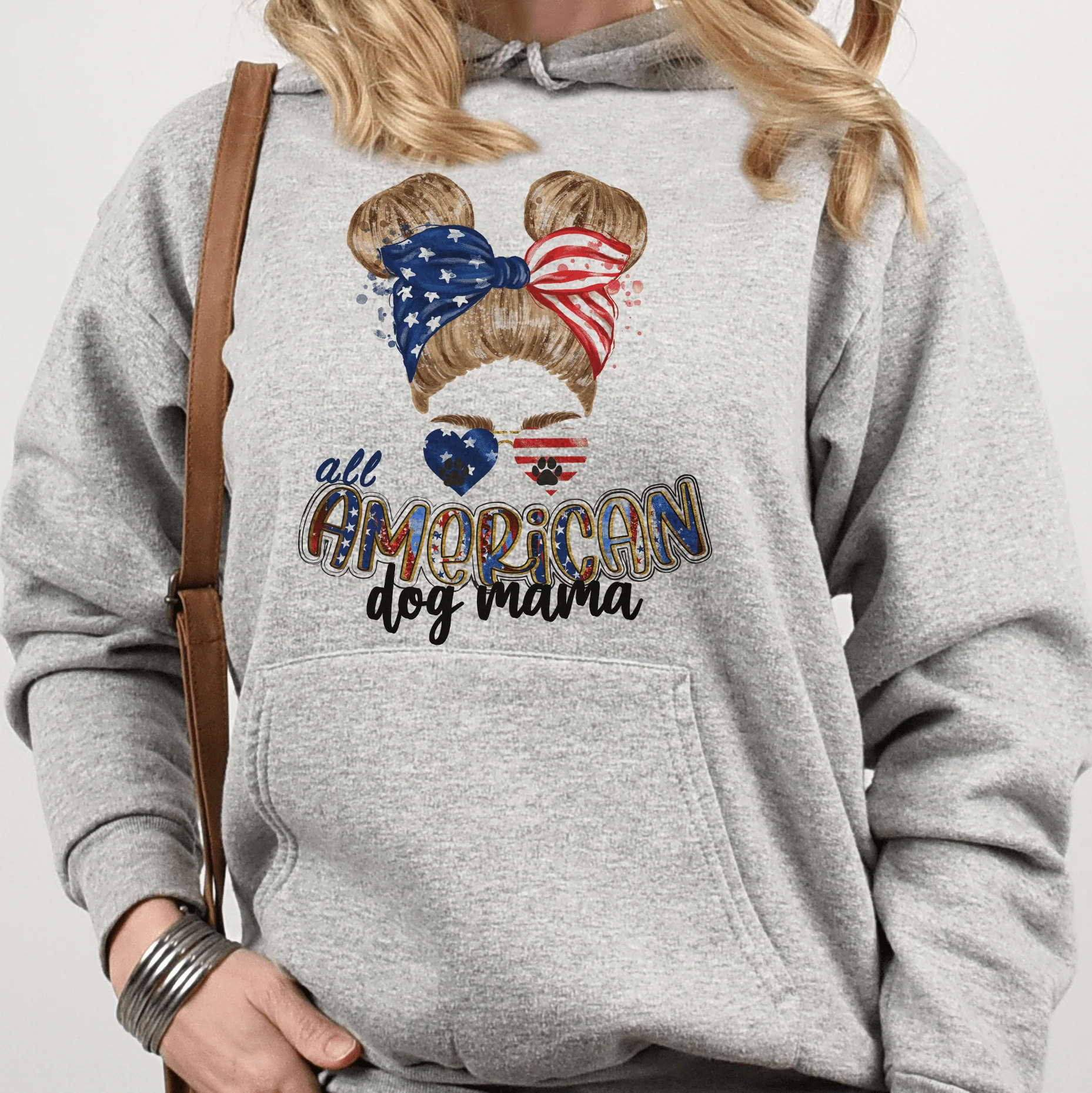 All American Dog Mama Shirt - Image 3