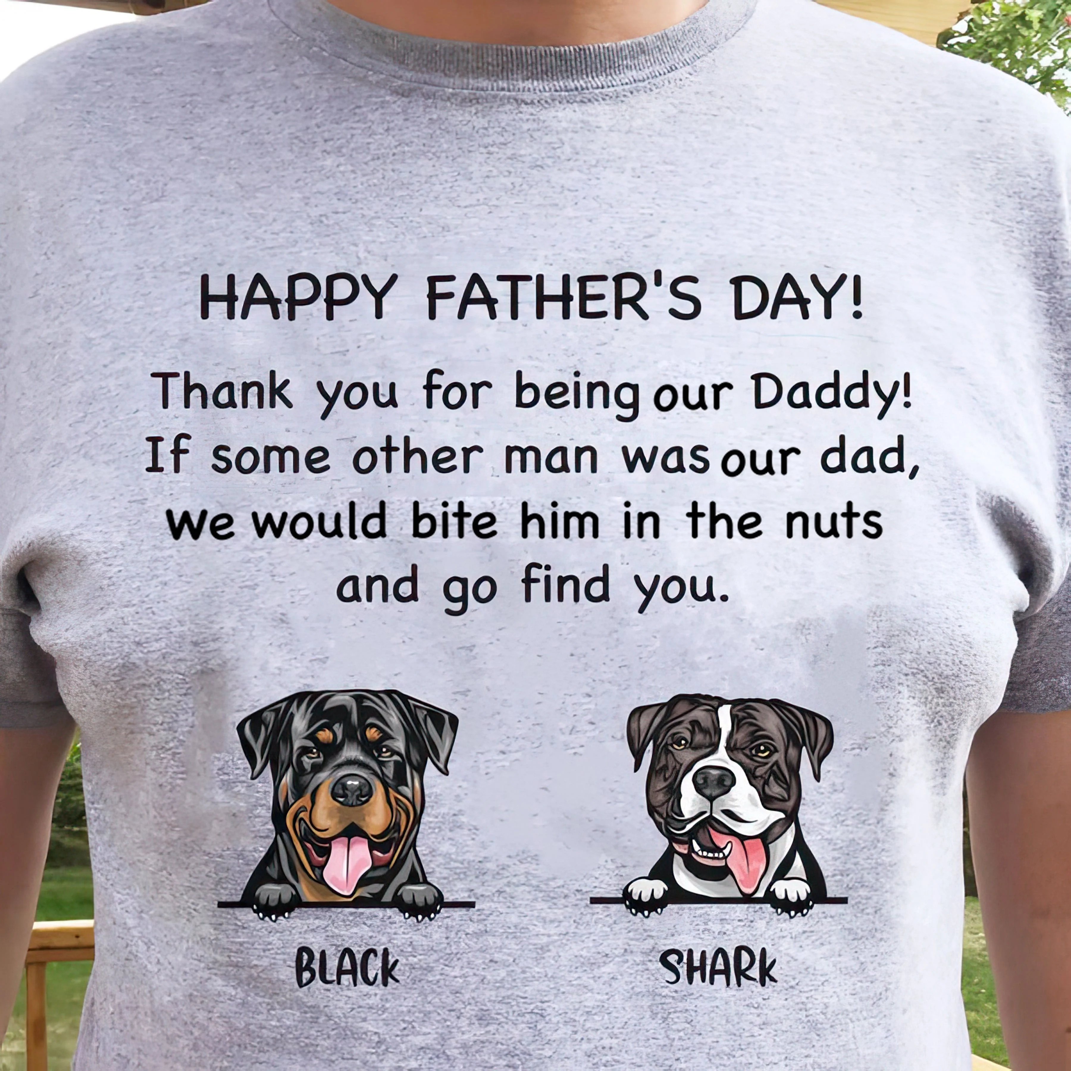 Thank You Being Daddy Dog Dad Shirt 889217 - Image 3