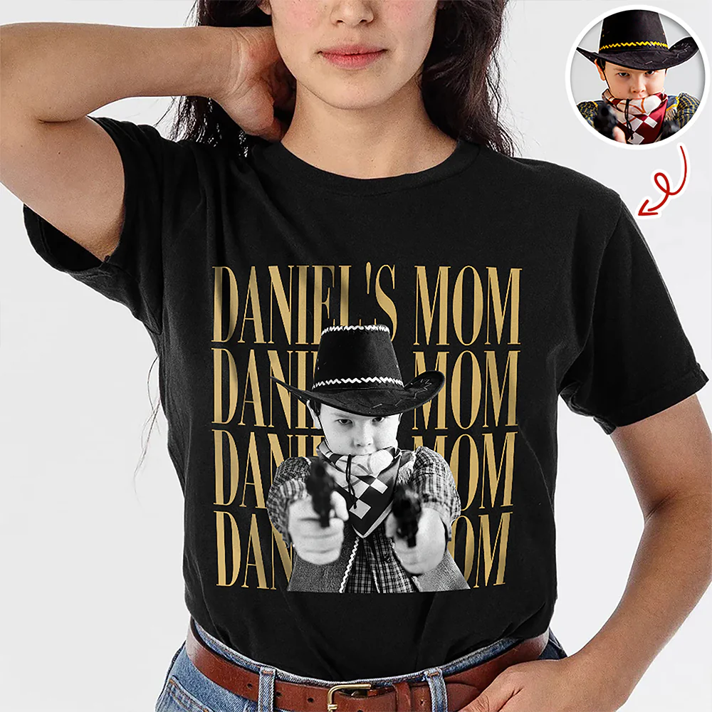 Personalized Vintage Photo Mom, Grandma, Dad, Grandpa Family Dark Shirt HA75 921508 - Image 4
