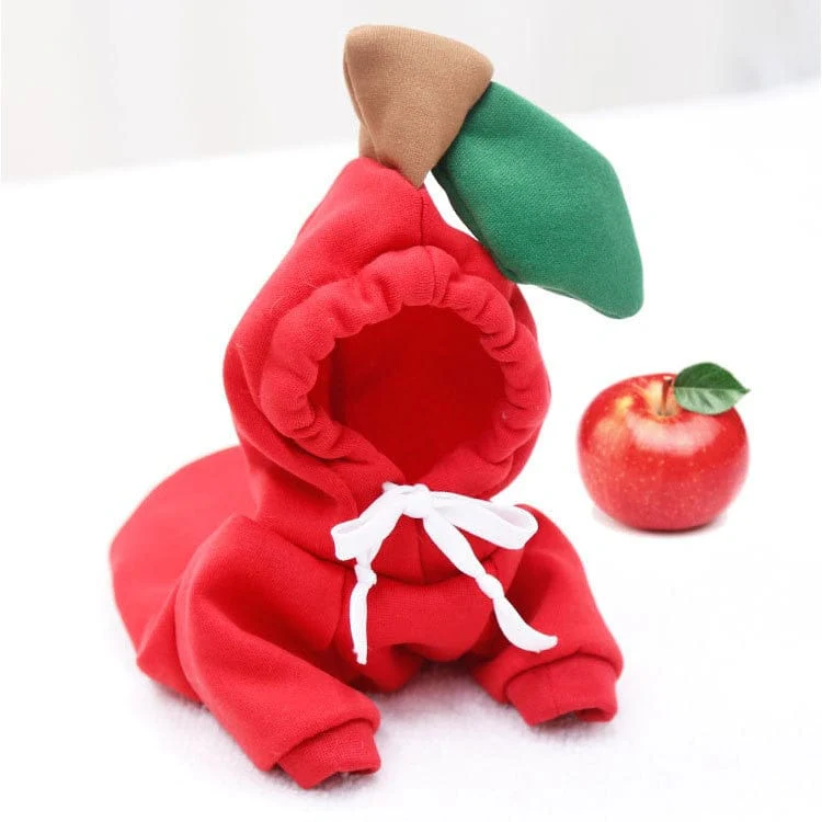 Dog Hooded Sweatshirt Fruit Warm Coat - Image 8