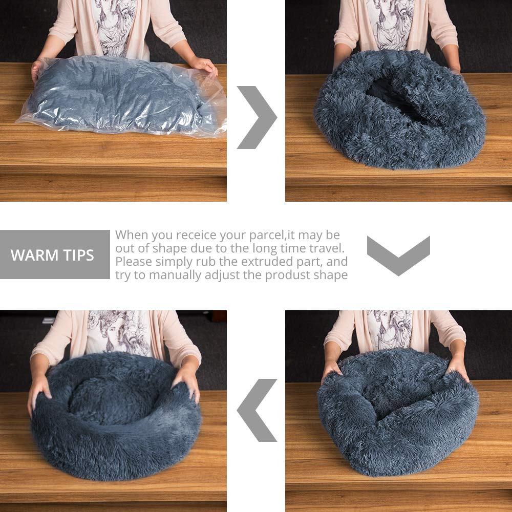 Pet Dog Bed Comfortable Donut Cuddler Round Dog Kennel Ultra Soft Washable Dog and Cat Cushion Bed Winter Warm Sofa hot sell - Image 26
