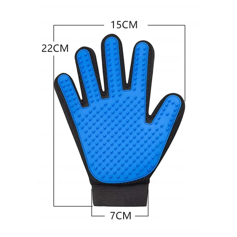 Pet Hair Remover Massage Brush Grooming Glove - Image 15